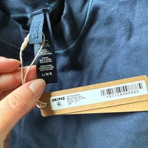 SKIMS Cotton Mock Neck Jersey Tank